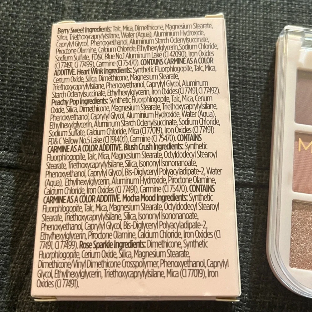 NWT Manna Kadar Pink Mirage Eyeshadow Palette